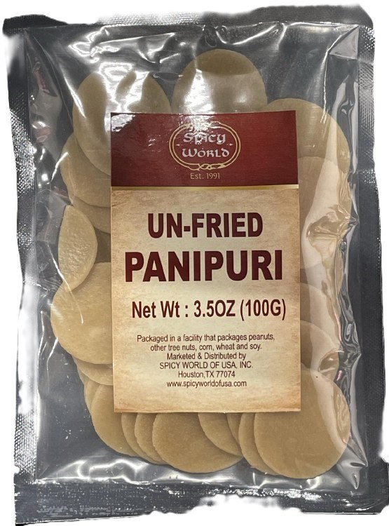 Spicy World Unfried Panipuri 100G