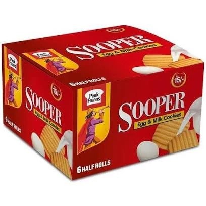 Ebm Sooper Cookis 6 Half Rolls  396 G