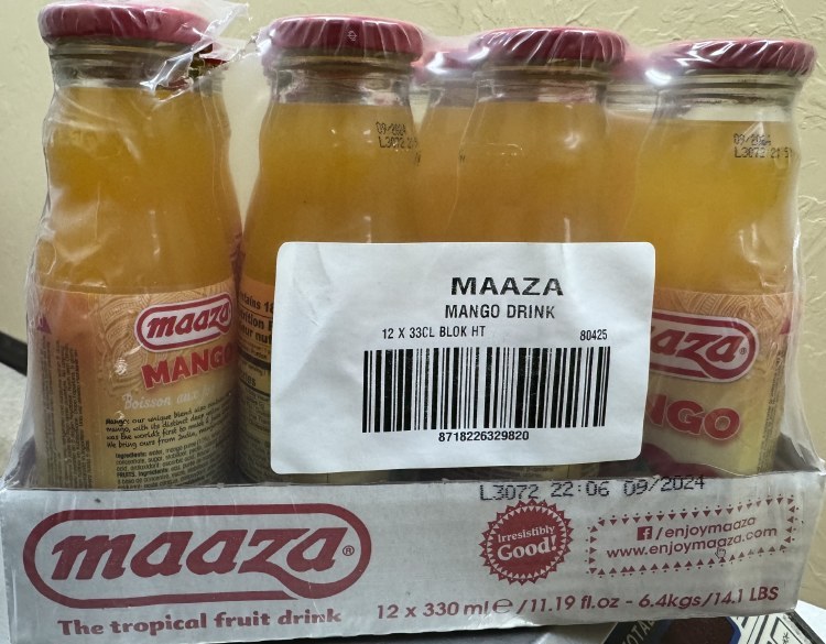 Maaza Mango Drink 12 x 330 ML