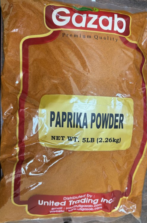 Gazab Paprika Powder 5 Lbs