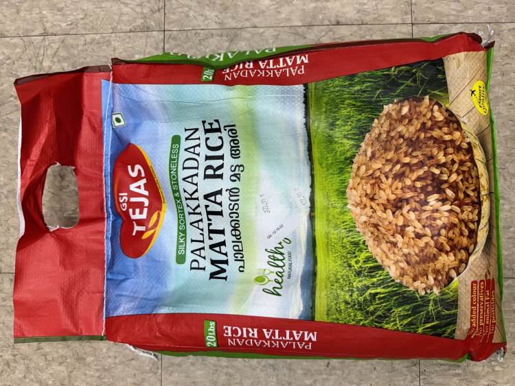 GSI Tejas Palakkadan Matta Rice 20 Lbs