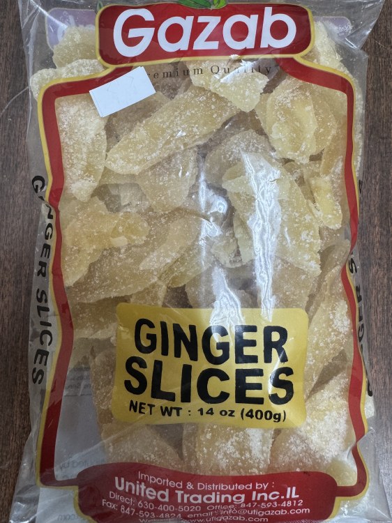 Gazab Ginger Slices 14 Oz