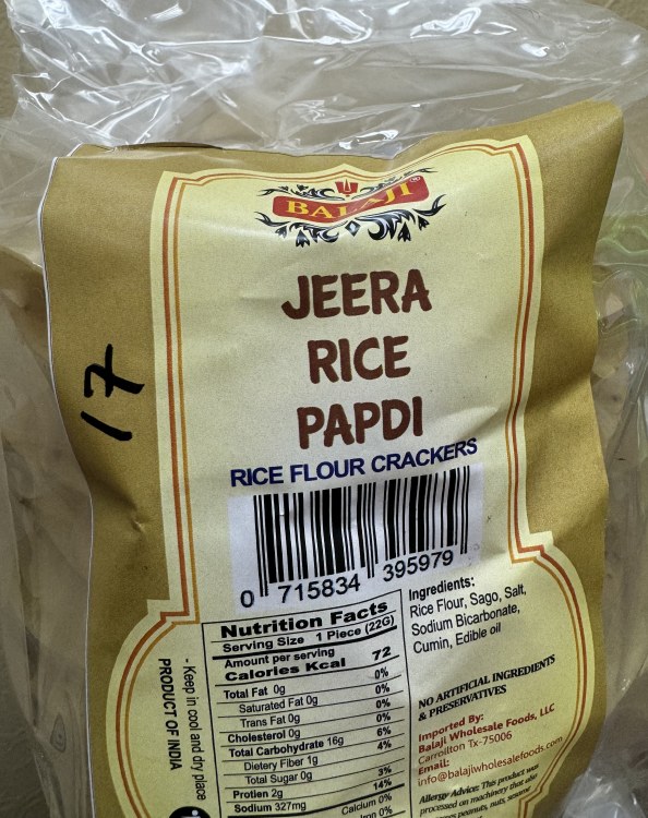 Balaji Jeera Rice Papdi 500 G
