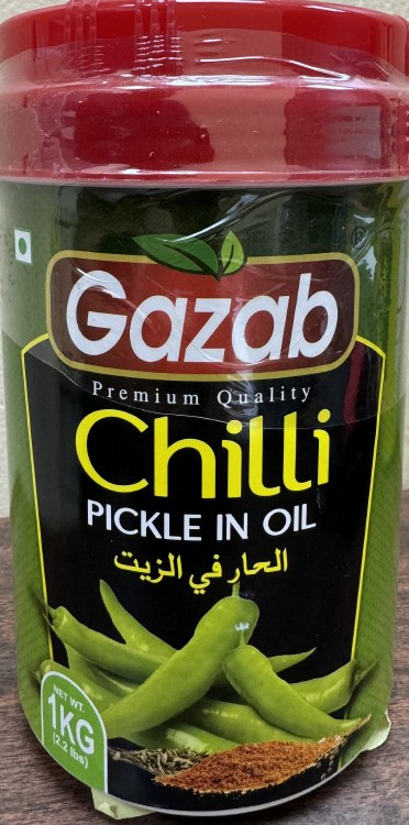 Gazab Chilli Pickle In Oil 1 KG
