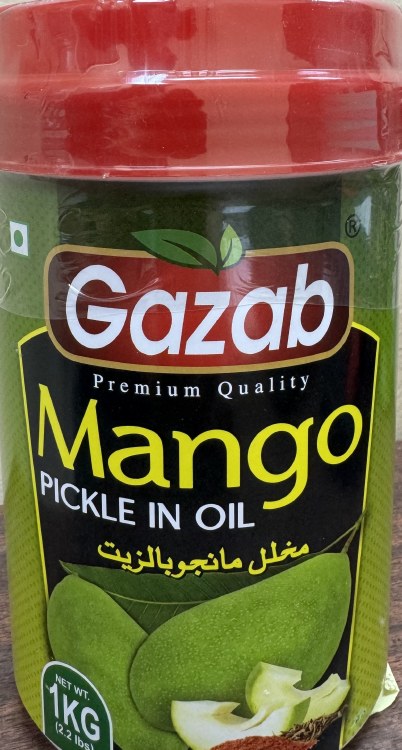 Gazab Mango Pickle in Oil 1 KG