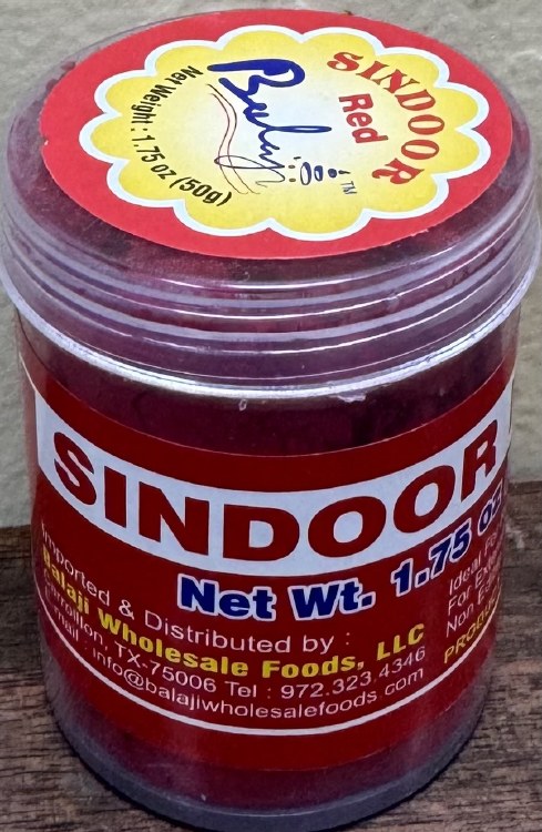 Balaji Sindoor Red Jar 50 G