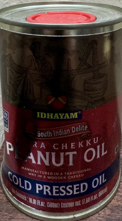 Idhayam Peanut Oil Cold Pressed Oil 500 ML