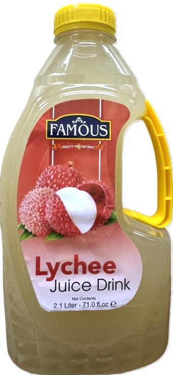 Famous Lychee Juice Drink 2.1 Ltr