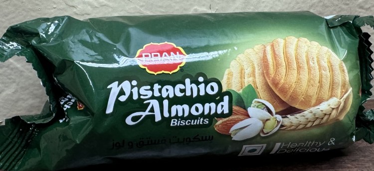Pran Pistachio Almond Biscuits 70 G