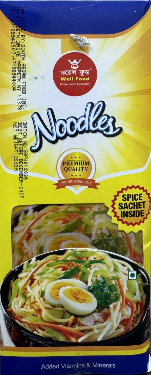 Well Food Noodles Spice Sachet Inside 360 G