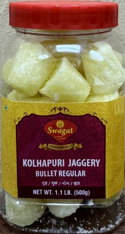 Swagat Kolhapuri Jaggery Bullet Regular Jar 500 G