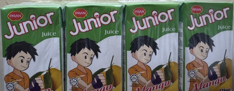 Pran Junior Mango Juice 8 X 125 ML