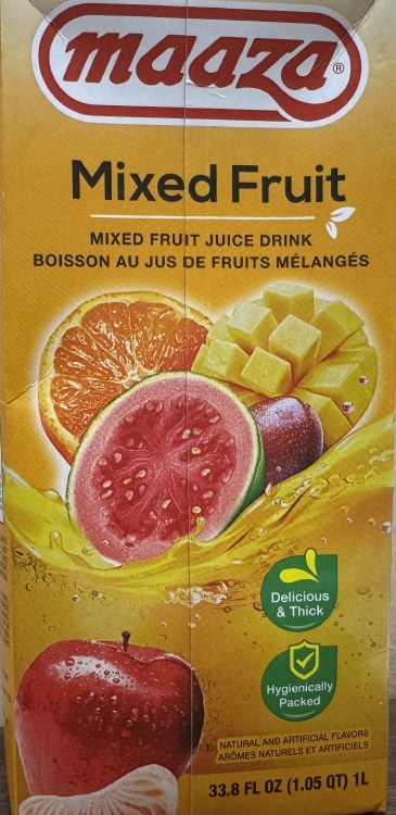 Maaza Mixed Fruit Juice (Tetra Pack) 1 Ltr