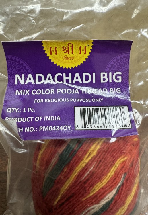 Nadachadi Big Mix Color Pooja Thread Big