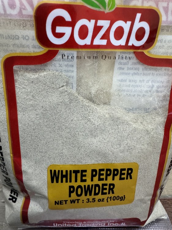Gazab White Pepper Powder 100G