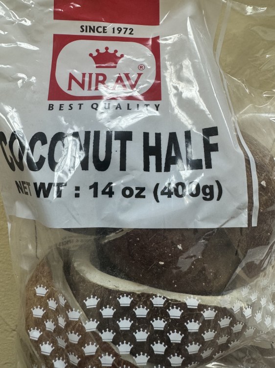 Nirav Dry Coconut Halves 400 G