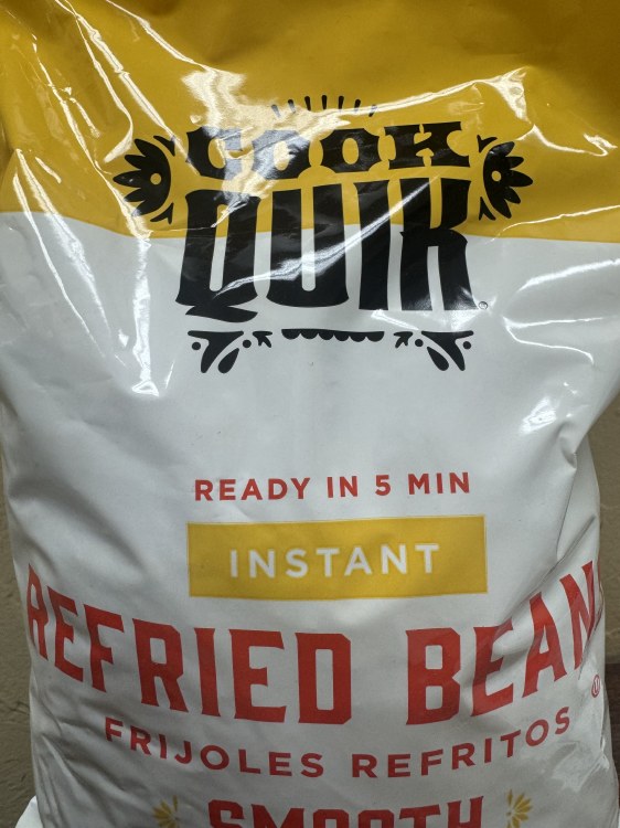 High Fiber Cook Quick Instant Refried Beans 30 OZ