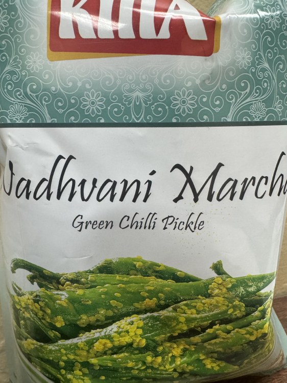 KMA Wadhwani Marcha Green Chilli Pickle 200 G