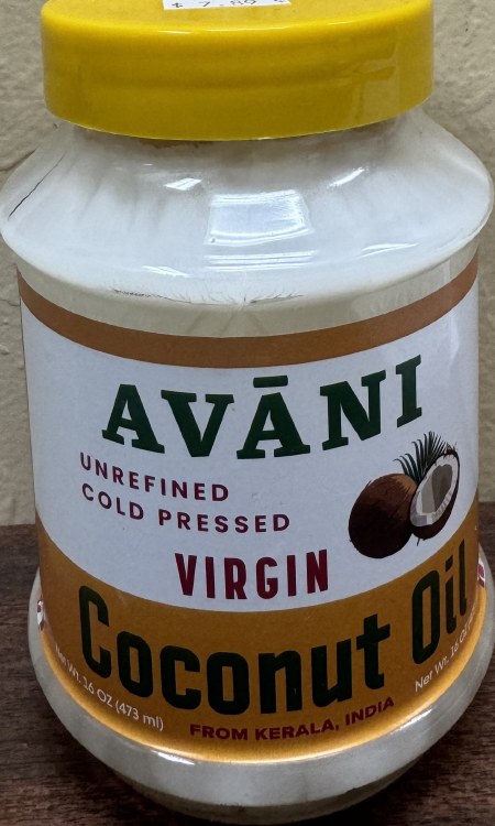 Avani Virgin Coconut Oil 16 Oz