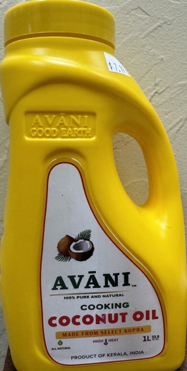 Avani Cooking Coconut Oil 1 Ltr
