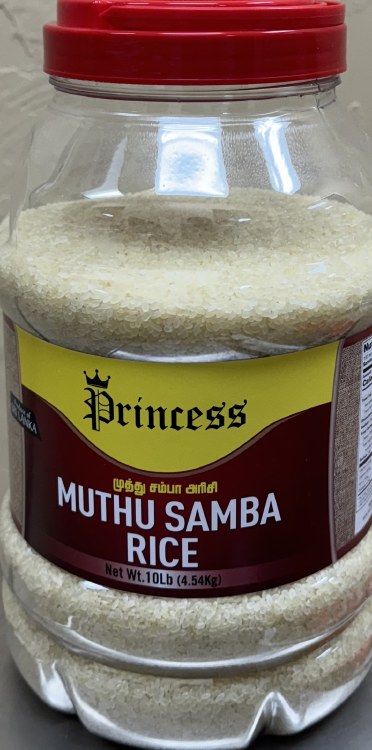 Princess Muthu Samba Rice 10 Lb