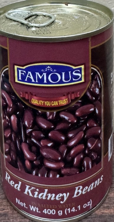 Famous Red Kidney Beans Can 400 G