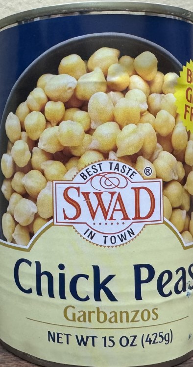 Swad Canned Chick Peas 15 Oz