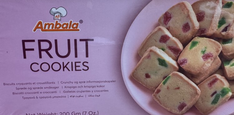Ambala Fruit Cookies 200 G