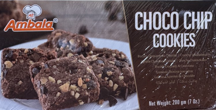 Ambala Choco Chip Cookies 200 G
