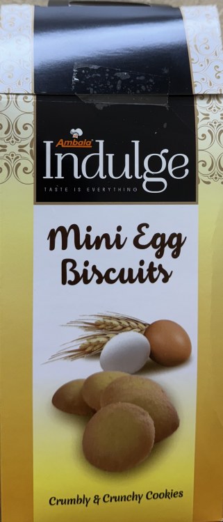 Ambala Indulge Mini Egg Biscuits 250 G