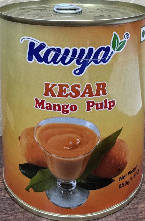 Kavya Kesar Mango Pulp 850 G