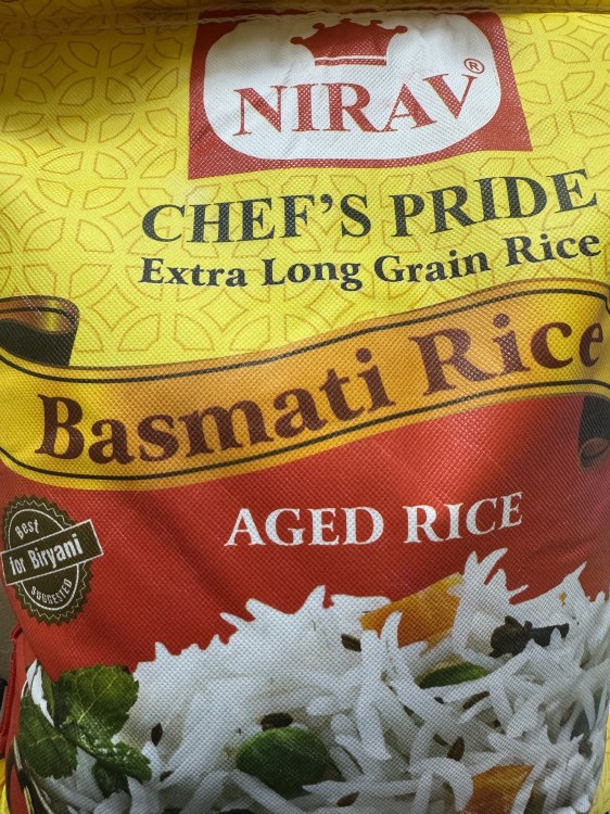 Nirav Basmati Rice 20 Lbs