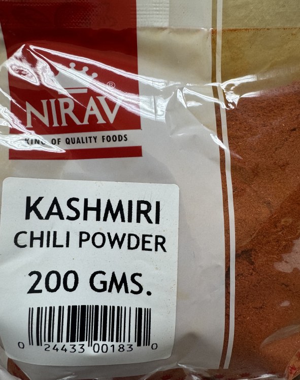 Nirav Kashmiri Chilli Powder 200 G