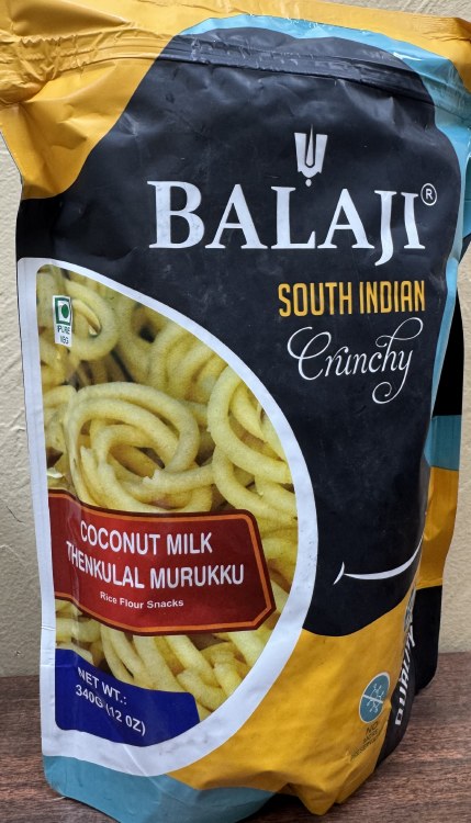 Balaji Coconut Milk Thenkulal Murukku 340 G