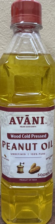 Avani Wood Cold Pressed Peanut Oil 500 ML