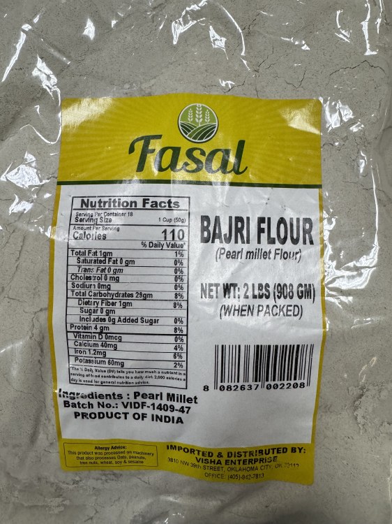 Fasal Bajri Flour 2 Lbs