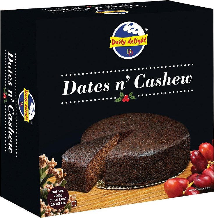 Daily Delight Dates n' Cashew Cake 700 G