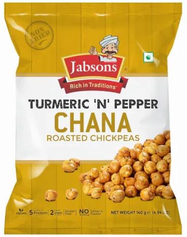 Jabsons Turmeric N Pepper Chana 140 G