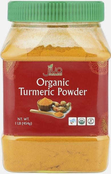 Jiva Organics Organic Turmeric Powder 16 OZ