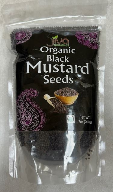 Jiva Organics Black Mustard Seeds 200 G