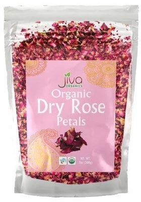 Jiva Organics Dry Rose Petals 7 Oz