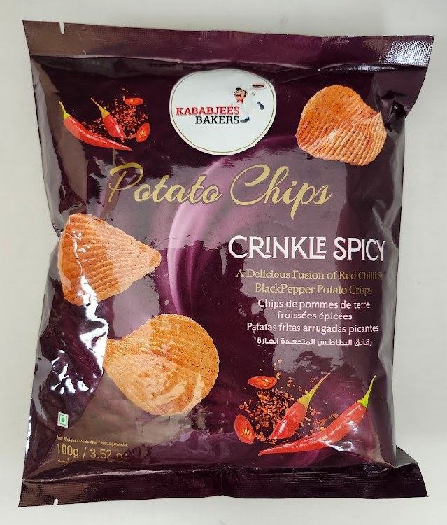 Kb Potato Chips Crinkle Sp100g