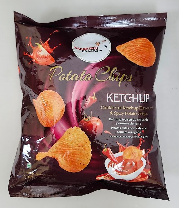 Kb Potato Chips Ketchup 100g