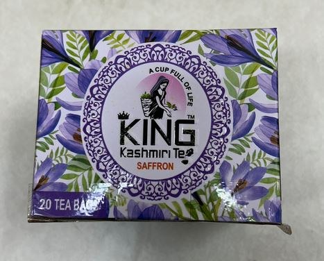 King Kashmiri Tea Saffron 20 Bags