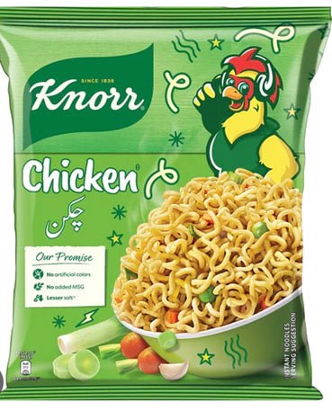 Knorr Chicken Artificially Flavoured Instant Ramen Noodles 66 G