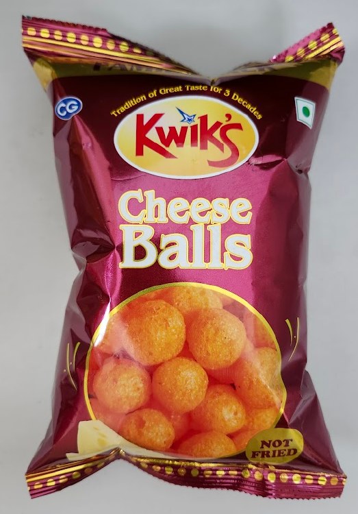 Kwiks Cheese Balls 55g