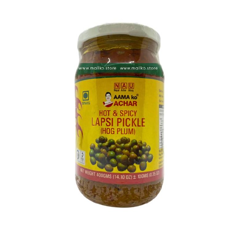 Aama Ka Achar Hot & Spicy Lapsi Pickle 400 G