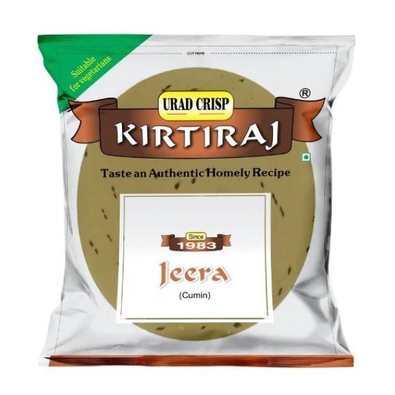 Urad Crisp Kirtiraj Jeera (Cumin) Papad 200 G