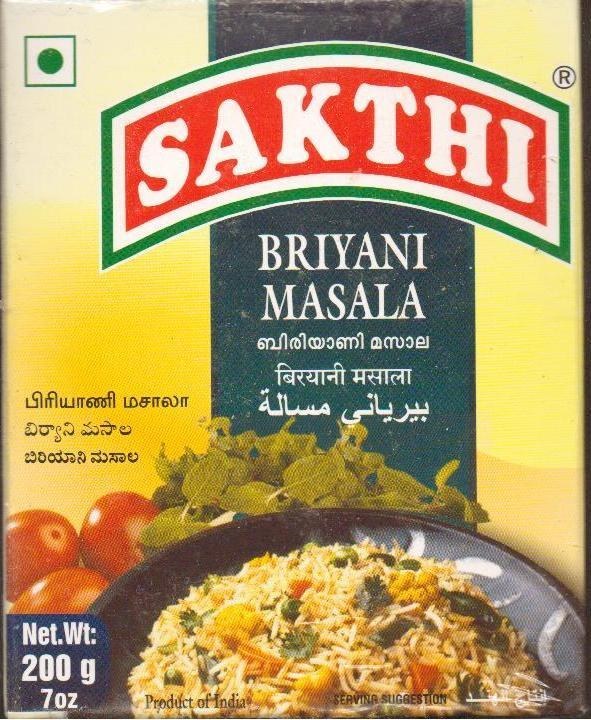 Sakthi Biryani Masala 200 G