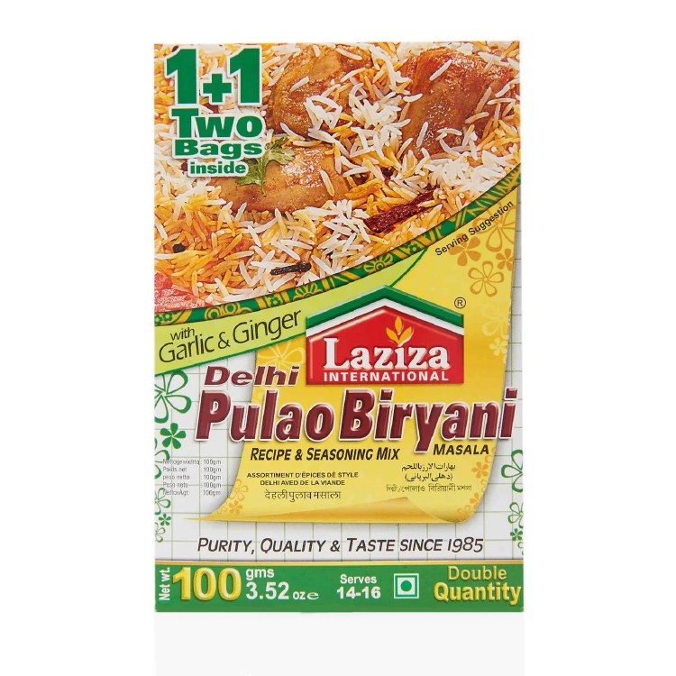 Laziza Delhi Pulao Biryani 100 G